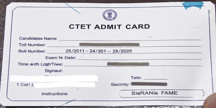 CTET Admit Card