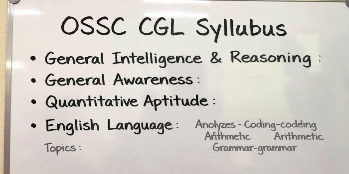 Ossc cgl Syllabus