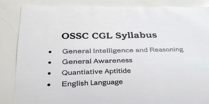 Ossc cgl Syllabus